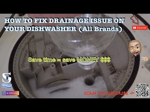 How to repair a dishwasher, not draining - Kenmore Ultra Wash Quiet Guard 3 (and other brands)