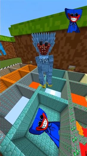 Poppy Playtime 5 Correct Jump Challenge👯‍♂️💜 #poppyplaytime #minecraft