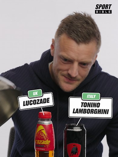 Jamie Vardy Tries an Italian Energy Drink 🇮🇹
