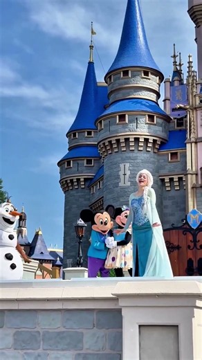 Can you imagine hearing Elsa sing “Let It Go” right here? ❄️🏰💙