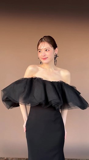 びび | 黒のマーメイドドレスにこのヘアアレンジ どタイプでした🖤🎀 @tares_kagawa ありがとうございました💫 ・ ・ ・ ・ #ブライダルモデル#フリーランスモデル #ウェディング#ウェディングドレス #weddingdress#instagood#lfl | Instagram