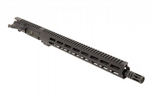 Precision Defense upper with 16'' 5.56 4150CMV nitrided mid-length barrel and 15'' free floated MLOK...