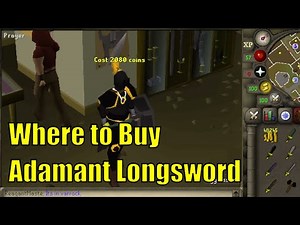 Where to Buy an Adamant Sword in OSRS Shop Location