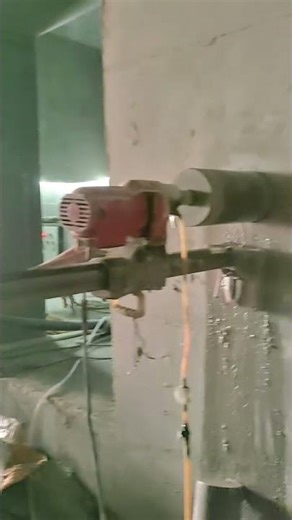 Professional Concrete Core Drilling Process for Precise Wall Penetration Work