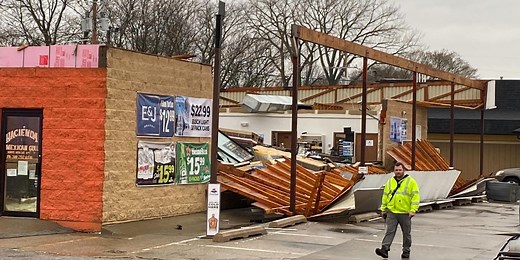 EF-2 tornado causes damage to Colona gas station and restaurant