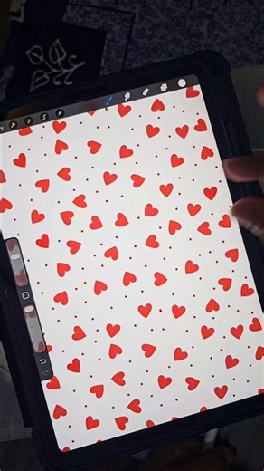 Seamless pattern using stamp #art #procreate #digitalart #shorts #short