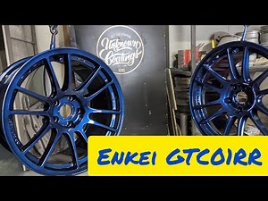 Powder Coating Enkei wheels in Volk Mag Blue - Ep 4