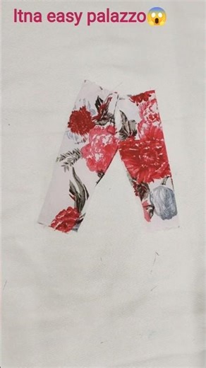 easy palazzo cutting 😍#sewing center 52 #sewing