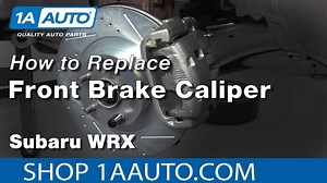 How to Replace Front Caliper 2003-05 Subaru WRX