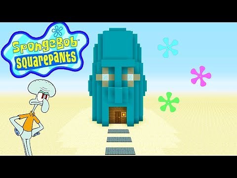 Minecraft Tutorial: How To Make Squidwards House "Spongebob Squarepants"
