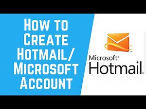How to Create Microsoft/Hotmail Account | Hotmail Signup