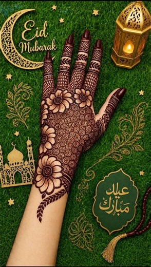 Eid special Easy Chand mehndi design | mehandi ka design | mehndi designs | mehndi ke designs
