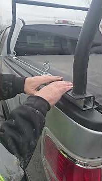 Installing ladder rack over tonneau cover