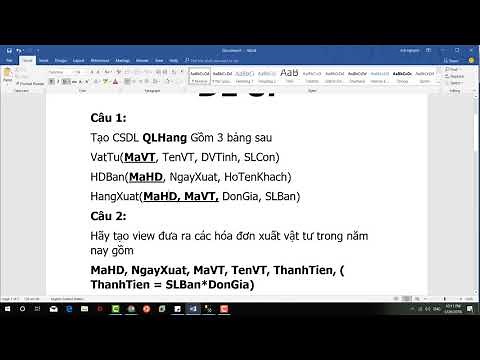 Giải đề Hệ quản trị cơ sở dữ liệu SQL SERVER phần 1 tạo bảo và quan hệ