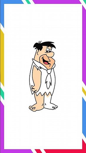 Drawing Fred | Flintstone Cartoon Easy