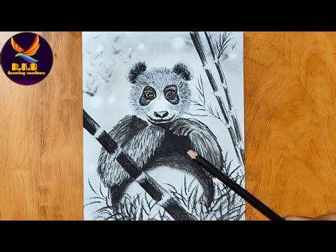 How to draw a Panda 🐼 | Cute panda drawing tutorial | Easy panda drawing
