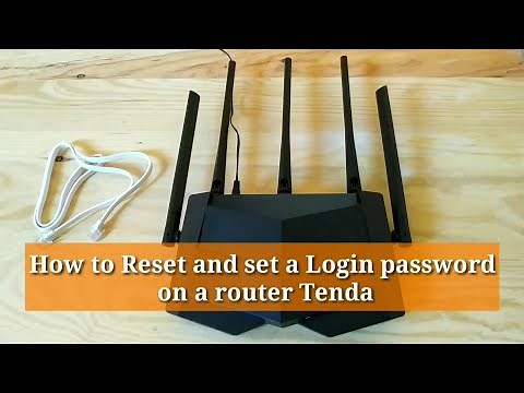 How to Reset and set a Login Password on a router Tenda / change login password/change tenda admin