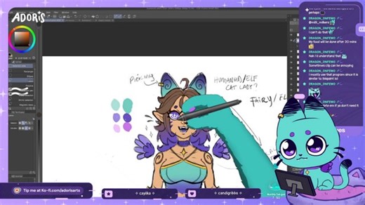 ˚⊹ THANK YOU FOR 1.5K! Vtuber creation session ₊˚ | !socials !vgen !kofi