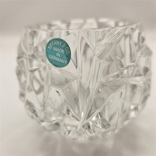 Vintage Tiffany & Co Cut Crystal Bowl Made in Germany - Etsy