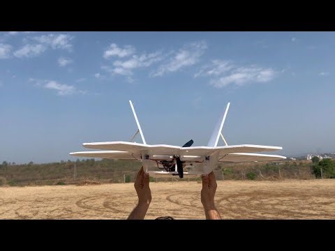F22 Raptor RC Build – Part 04 | Prop Setup, CG Balancing & Maiden Flight!