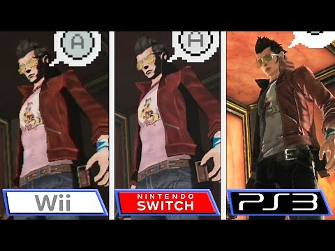No More Heroes | Switch - PS3 - Wii | Graphics & Framerate Comparison