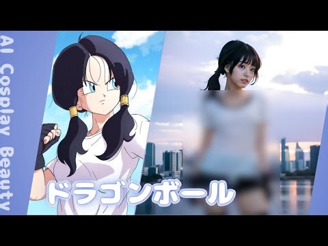 【AIコスプレ/AI Cosplay】ドラゴンボール ビーデル
