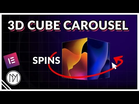 3D Cube Slider Carousel - Elementor and SwiperJS Tutorial (Free Template)