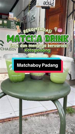 Buat yang pecinta matcha wajib banget kesini, karena ada menu matcha ceremonial grade asli Jepang dan di Padang mereka ga punya cabang lain ya😍 #matchaboypadang #matchaboy #matchapadang #matchadrink #pecintamatcha