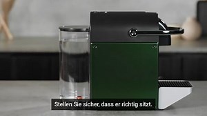 De'Longhi Nespresso EN 125.S Kapselmaschine Pixie Electric Aluminium | 1260 Watt | 0,7 Liter | Mit beleuchtetem Kaffeekapsel-Sammelbehälter