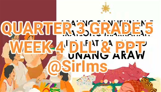 Quarter 3 Grade 5 COMPLETE DLL AND WEEK 4 PPT SY 2025-2026❗❗❗ MESSAGE ME DIRECTLY po para ma-chat ko po kayo agad  *No to File Stealer @highlight | Sîr Ims | Facebook