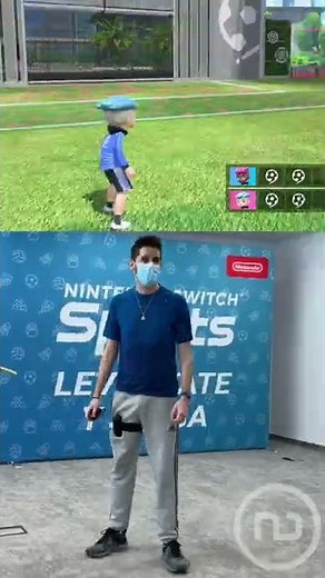 REAL FOOTBALL on Nintendo Switch Sports ⚽️ #Shorts