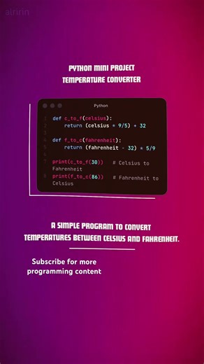 Python Mini Project. #computerscience #coding #artificelintelligence