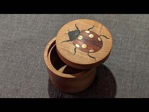 Making a Cherry Wood box with ladybird inlay