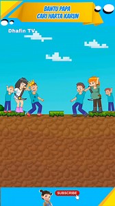 BANTU PAPA CARI HARTA KARUN ⁉️ #kartun #kartunanak #kartunlucu #animasi #animasilucu #animasianak #dubing #dubinglucu #dubingkartun #kartunindonesia | Dhafin TV