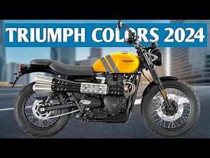 New Triumph Motorcycles 2024