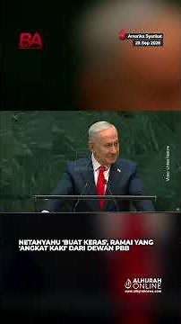 Netanyahu 'buat keras', ramai yang 'angkat kaki' dari Dewan PBB