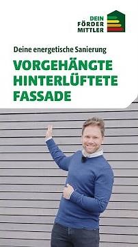 Deine energetische Sanierung | Vorgehängte hinterlüftete Fassade 💡
