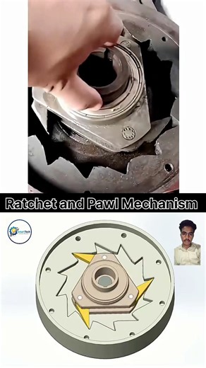 How Ratchet and Pawl Mechanism Works 🔧⚙️ | Simple Mechanical Engineering