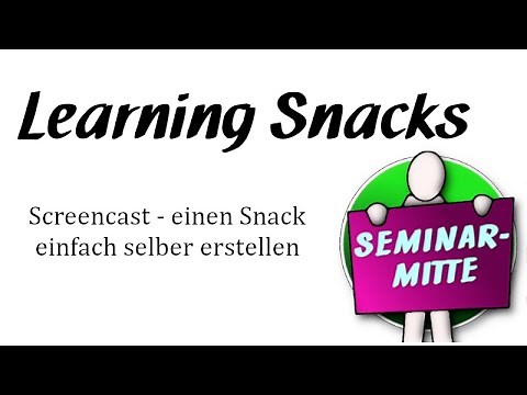 Learningsnack - einen Snack selber erstellen