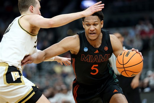 Miami loses to Purdue, misses NCAA tournament Sweet 16. See highlights