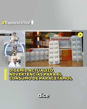💊Digemid actualizó advertencias para el consumo de paracetamol #Shortrpp