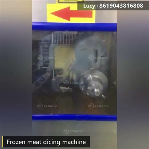 High-Efficiency Frozen Meat Cutter Machine Frozen Meat Dicer Dicing Beef Meat Cube Cutting Machine