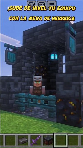 How to use the Smithing Table in Minecraft! 🤔 #minecraft #minecraftshorts