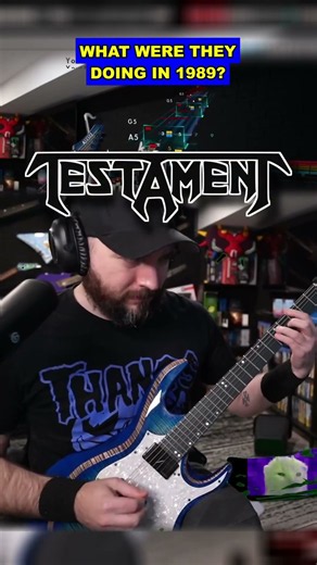 Testament in 89 Was The Best Thrashmetal Out There! #metal #music #rocksmith