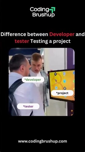 Developer vs Tester 🤯 | The Real Struggle of Software Testing 😂 | Coding Brushup