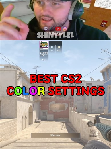 BEST cs2 color settings #cs2 #cs2tips #cs2nades