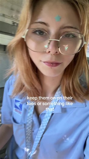 Enjoying a Beautiful Day at the Post Office