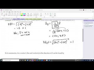 Unit Vectors