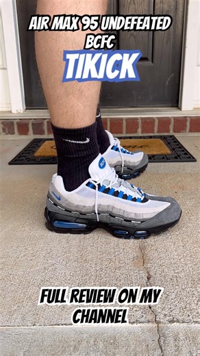 Air max 95 undefeated BCFC via TIKICK. Full review on my channel #airmax #sneakers #review