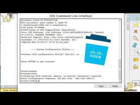 Nombrar a un Router por CLI | CISCO PACKET TRACER básico | Comando hostname